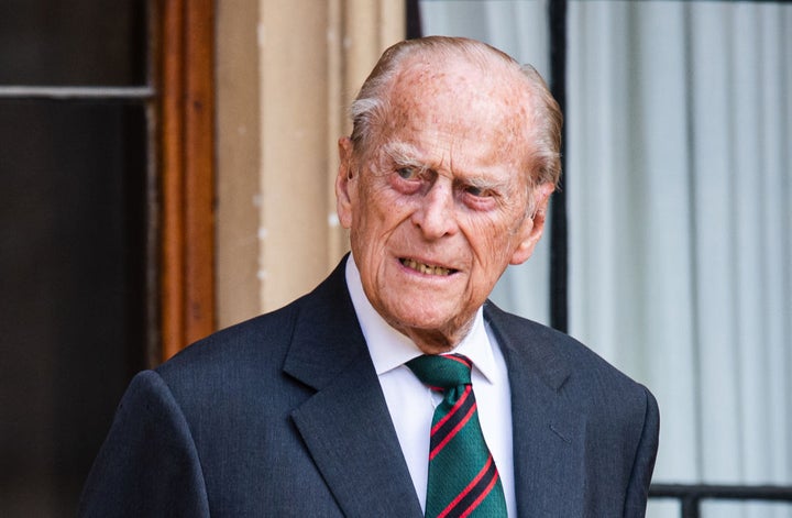 Prince Philip is photographed at Windsor Castle on July 22, 2020, in Windsor, England. The 99-year-old received his COVID-19 shots in January.