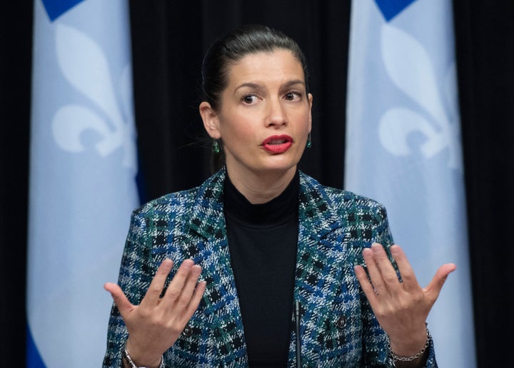 La ministre de la Sécurité publique Geneviève Guilbault