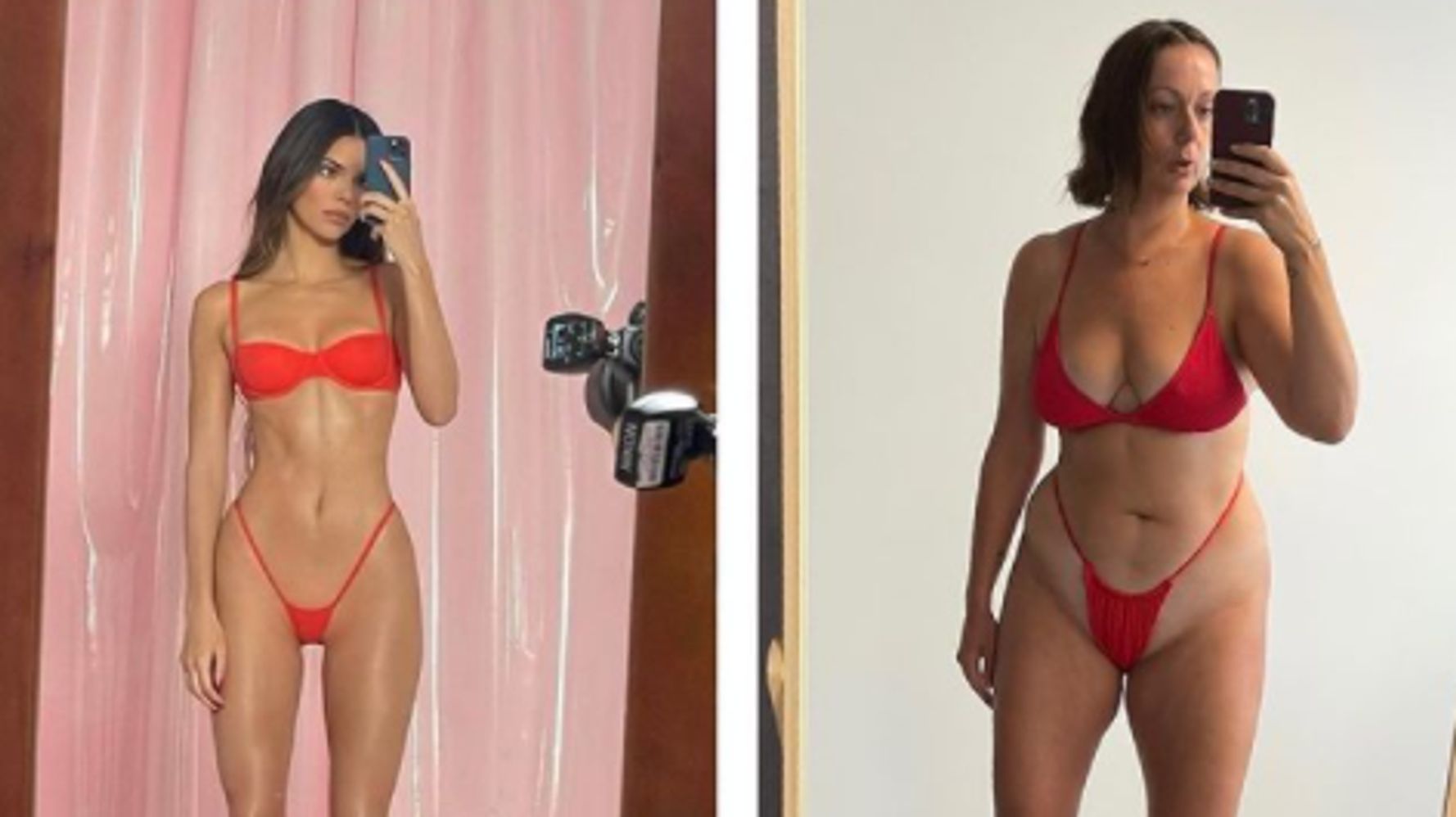 Thong kendall photoshoot leaked jenner skims Kim Kardashian’s