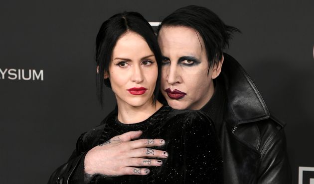 Lindsay Usich et Marilyn Manson, ici au mois de janvier 2020.