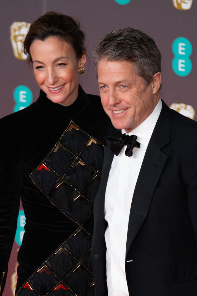 Hugh Grant and wife Anna Eberstein