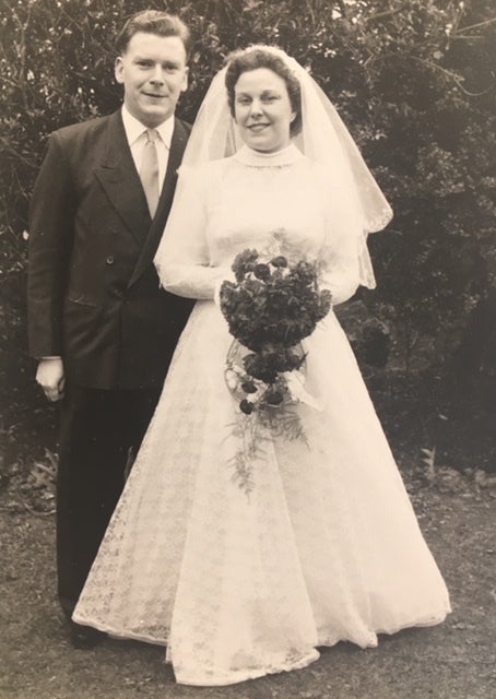 A photo from John and Irene's wedding album 