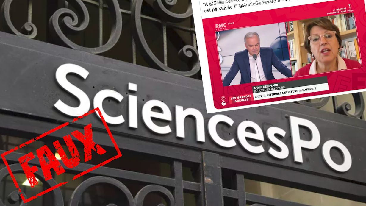 Sciences Po dément dément les propos d'Annie Genevard sur l'écriture inclusive