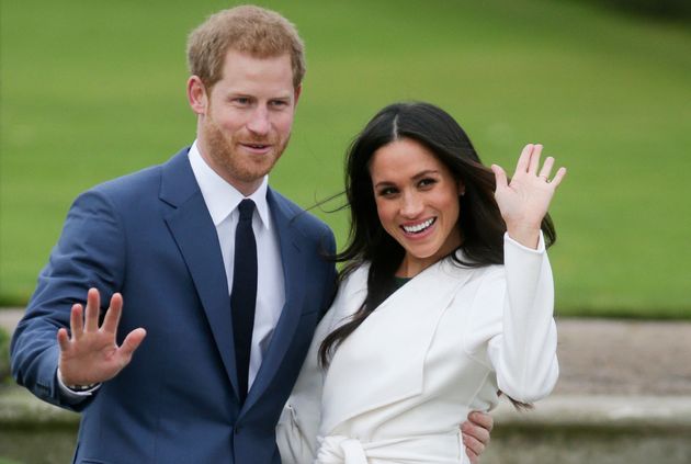 Meghan Markle et le prince Harry, ici en photo au palais de Kensington, le 27 novembre 2017