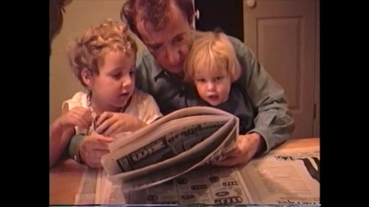 Dylan Farrow, Woody Allen and Ronan Farrow.