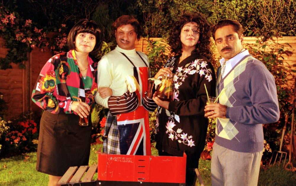 The cast of Goodness Gracious Me, which had its final episode air on BBC Two in February 2001.