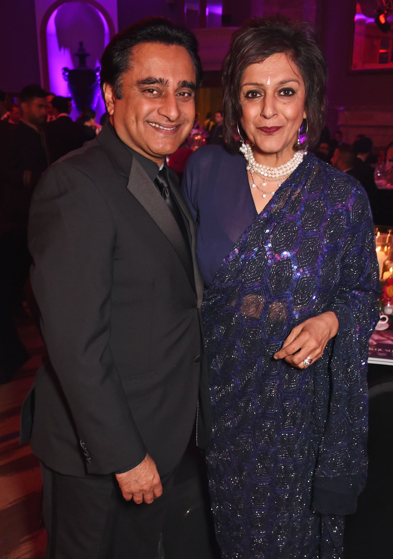 Sanjeev and Meera pictured at the British Asian Awards in 2018