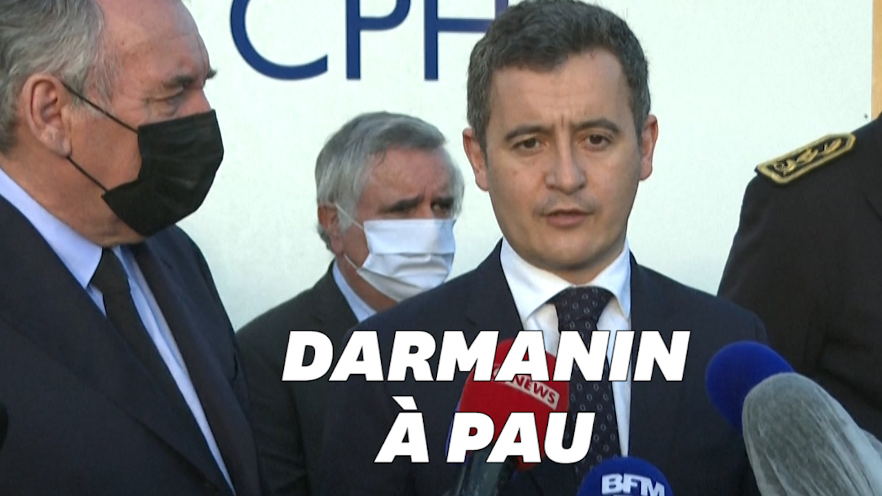 À Pau, Gérald Darmanin dit "sa tristesse" après la mort d'un responsable d'un centre pour réfugiés