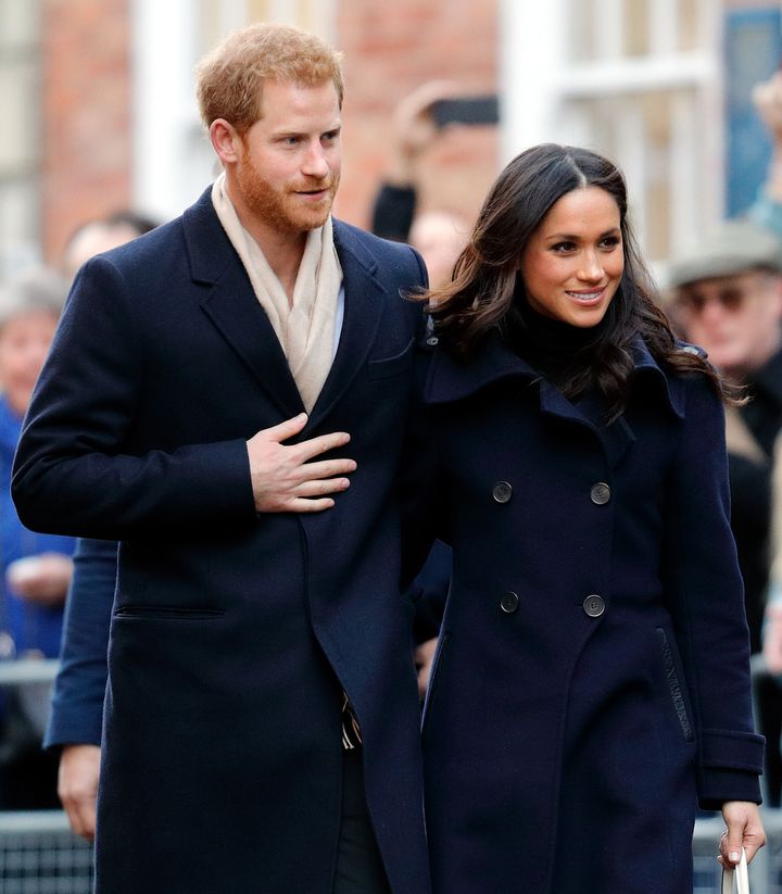 Prince Harry and Meghan Markle in December 2017.