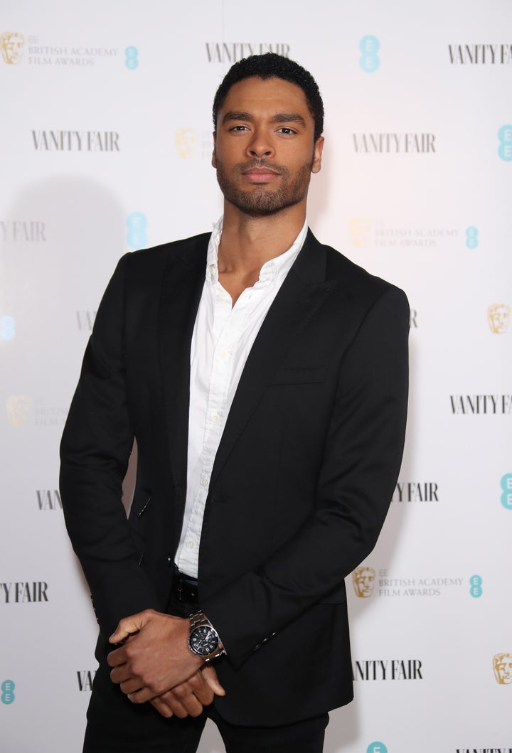 Regé-Jean Page at the Vanity Fair EE Rising Star BAFTAs pre-party in London on Jan. 22, 2020.