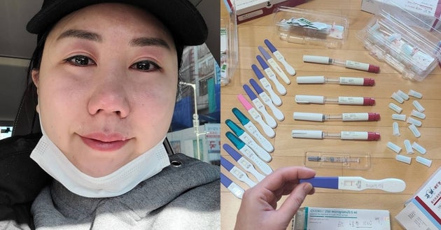 Finally Two Lines Came Out Comedian Hwang Shin Young Succeeded In Conceiving With Artificial Insemination Finally Two Lines Came Out Comedian Hwang Shin Young Succeeded In Conceiving With Artificial Insemination
