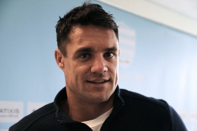 Dan Carter en mai 2018 lors d'une conférence de presse à Paris