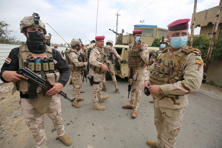 Στρατιώτες στην Βαγδάτη.