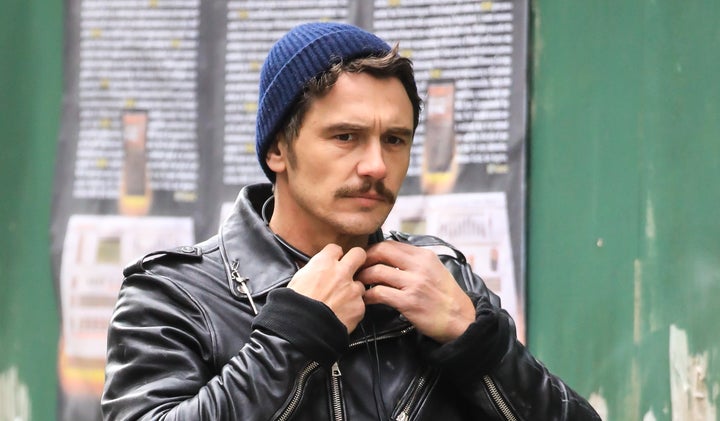 James franco is seen filming 'the deuce' on april 15, 2019 in new york city.