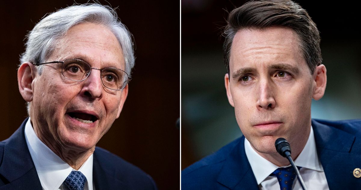 Merrick Garland Subtly Rebukes Josh Hawley After Question On Supporting Police