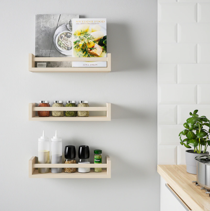 With a little imagination, the BEKVÄM spice rack can be a lot more than a spice rack.