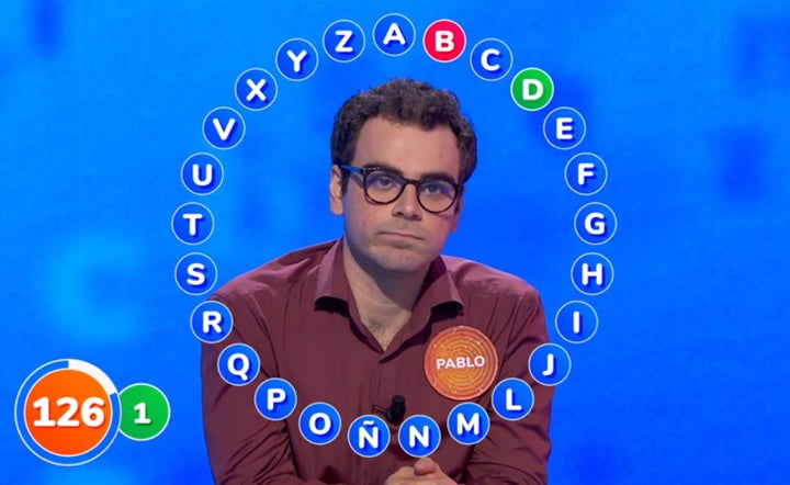 Pablo Díaz en 'Pasapalabra'.