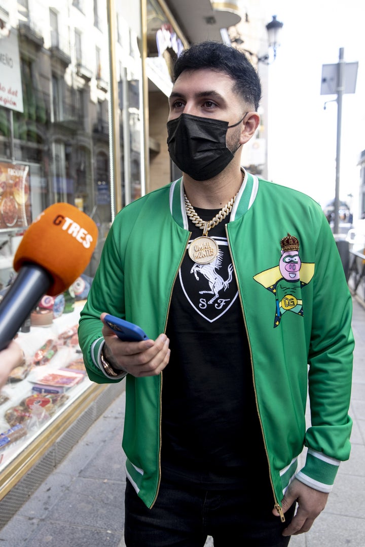 Omar Montes acude a la comida que celebró C Tangana por el estreno de su nuevo disco.