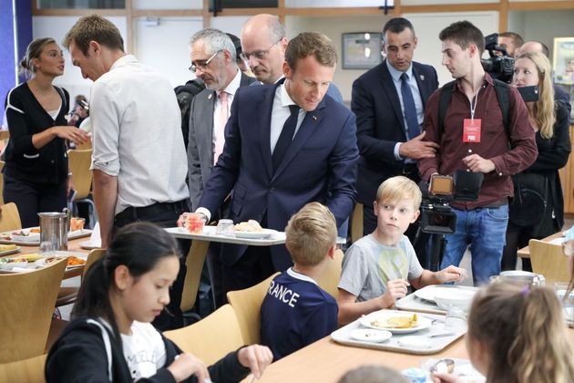 Et la majorité se fractura sur un menu à la cantine (photo d'illustration prise le 3 septembre 2018 à Laval)