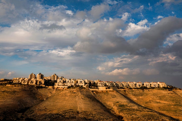 The settlement of Maale Adumim in the town of Eizariya, in the occupied West Bank, is Israel's largest in the occupied territ