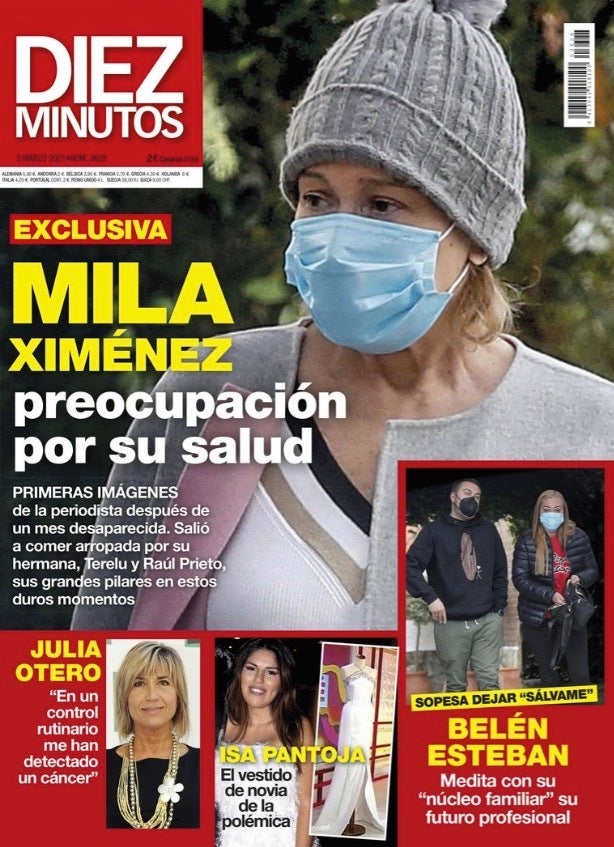 Portada de 'Diez minutos' el 24 de febrero de 2021.