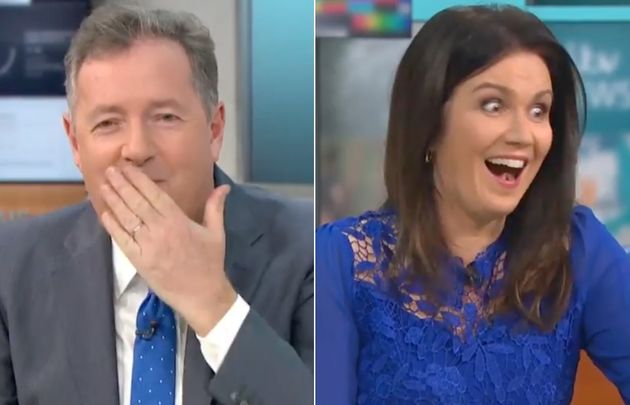 Piers Morgan and Susanna Reid