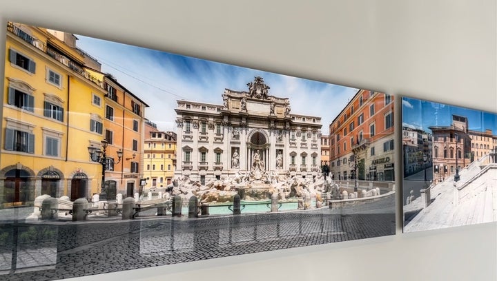 Fontana de Trevi y Escalinata de España.