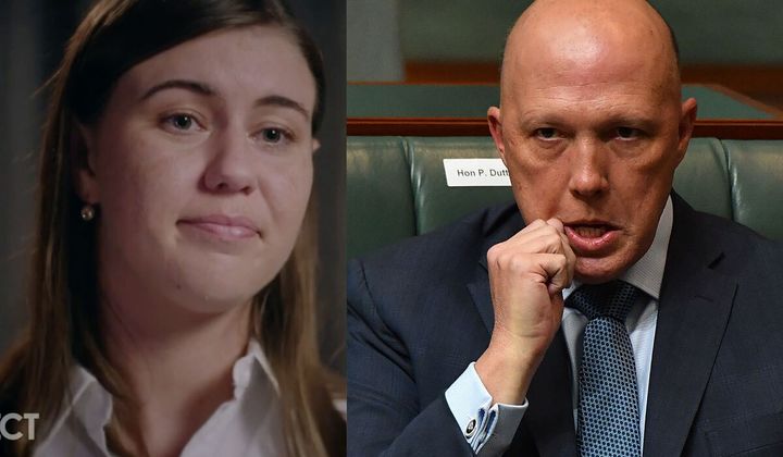 Home Affairs Minister Peter Dutton has called Brittany Higgins’ rape allegations a “she said, he said” situation.