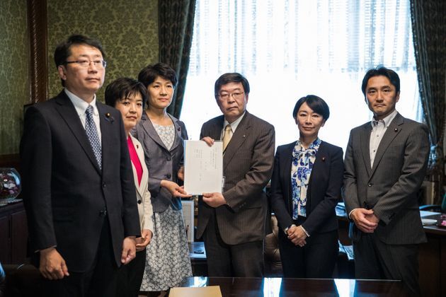 日本初の同性婚を認める法案は、立憲民主党、共産党、社民党の議員らで衆議院に提出された（2019年6月3日）
