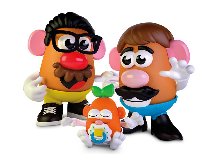 This photo provided by Hasbro shows the new world of Potato Head.