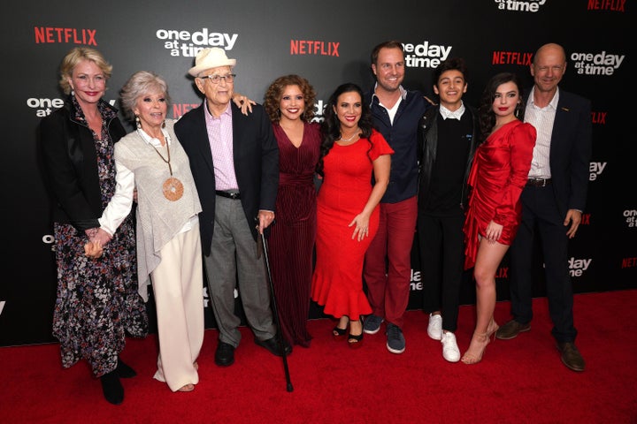 The cast and creators of Netflix’s “One Day at a Time,” one of a handful of major series with a Latinx cast