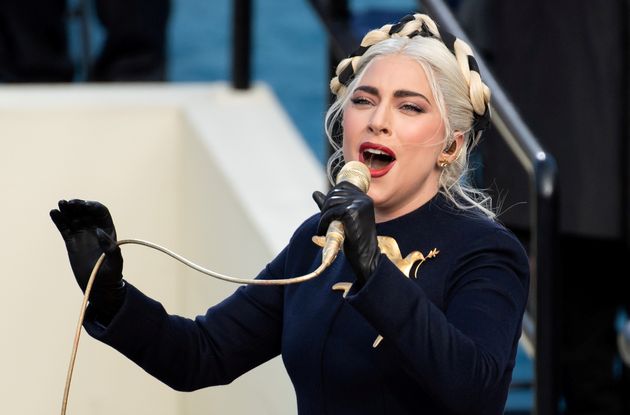 Lady Gaga, ici lors de l'investiture de Joe Biden à Washington, le 20 janvier 2021.