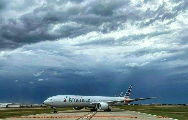 Un Boeing 777 américain à l'aéroport de Tulsa, dans l'Oklahoma (États-Unis) le 19 juin 2020 (Photo d'illustration)