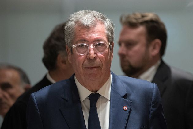 Patrick Balkany le jour de l'ouverture de son procès pour fraude fiscale et blanchiment aggravé, le 13 mai 2019 au tribunal de Paris