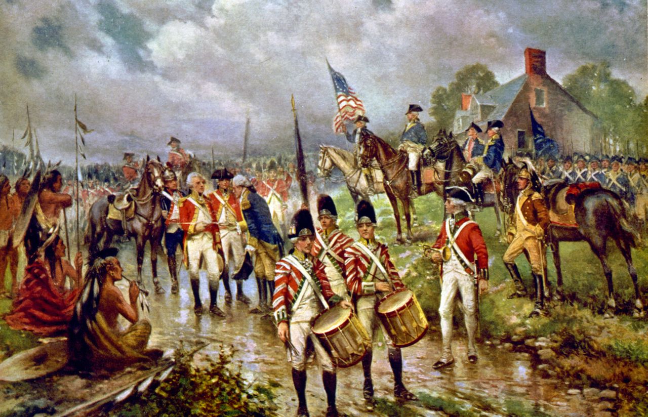 Ο Στρατηγός Burgoyne παραδίδεται στη Saratoga