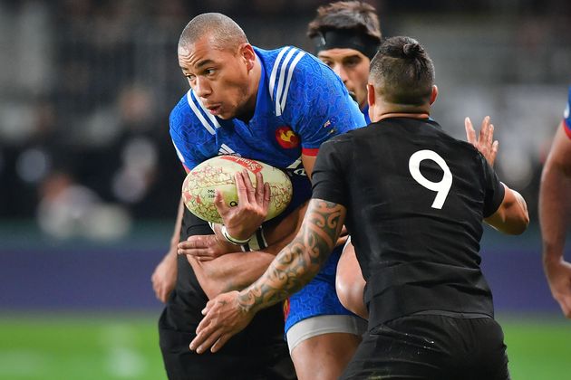 Gaël Fickou face aux All Blacks le 23 juin 2019 à Dunedin en Nouvelle-Zélande (photo d'archives)