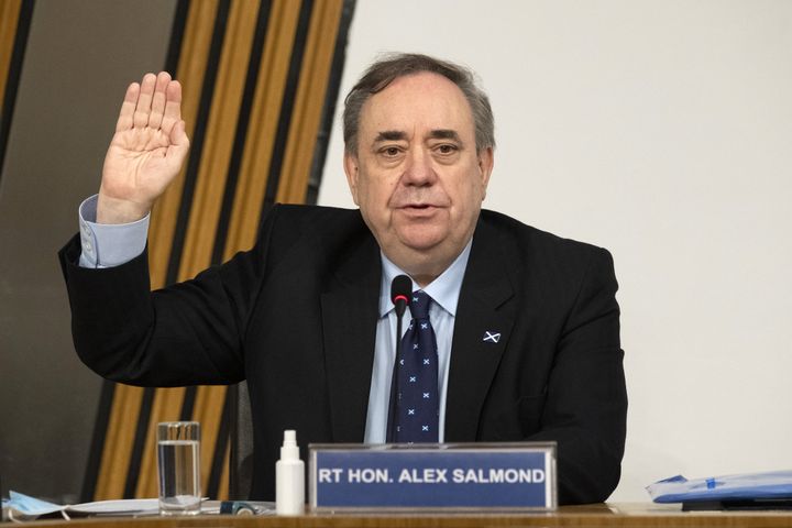 Former first minister of Scotland Alex Salmond