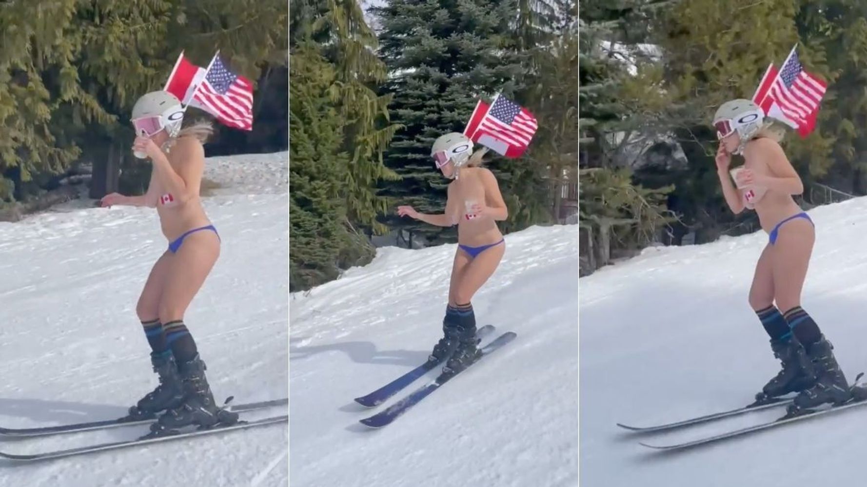 Chelsea Handler Skis Topless While Celebrating Her 47th Birthday