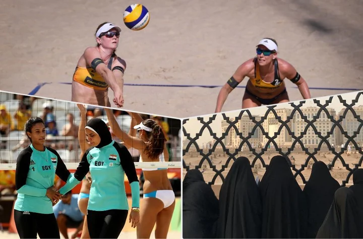 Diritto Al Bikini Le Tedesche Del Beach Volley Schiacciano Sul Muro Del Qatar L Huffpost