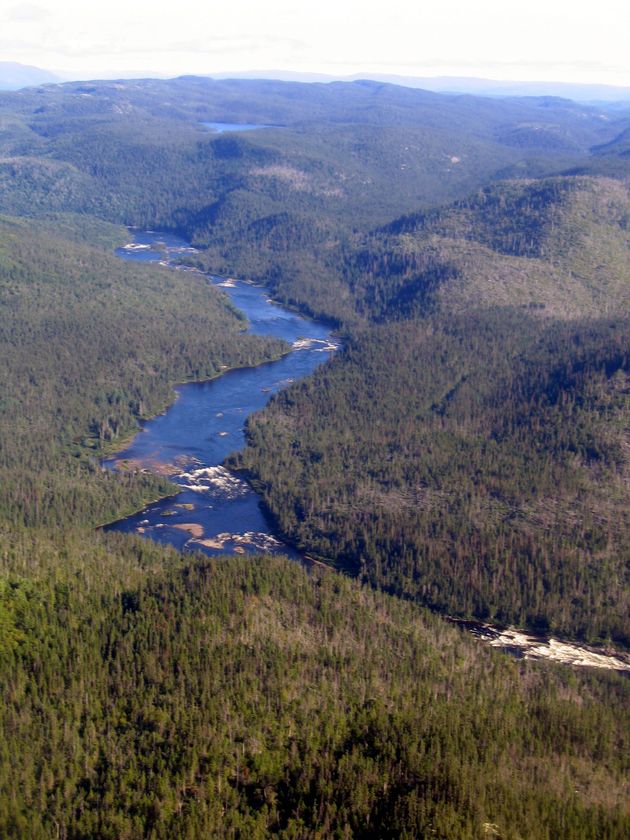 The Magpie River in Quebec is shown in a handout