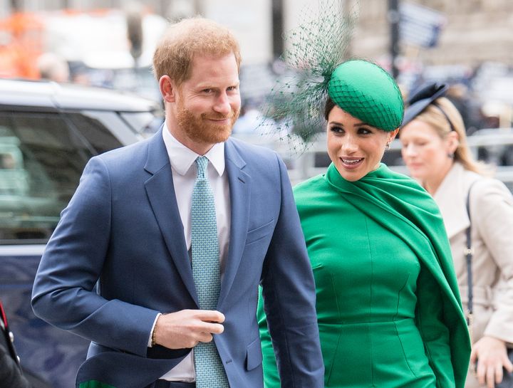 Prince Harry and Meghan Markle pictured last year