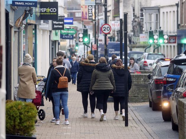 The High Street in Newport, Isle of Wight