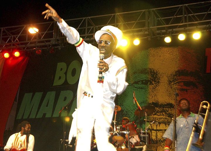 Bunny Wailer performing in 2005 at a tribute concert on what would have been Bob Marley's 60th birthday