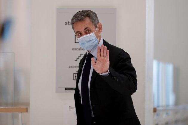 Condamné ou pas, Sarkozy maintient qu'il ne sera pas candidat à la présidentielle (Photo d'illustration: Nicolas Sarkozy au tribunal lors de son procès) 