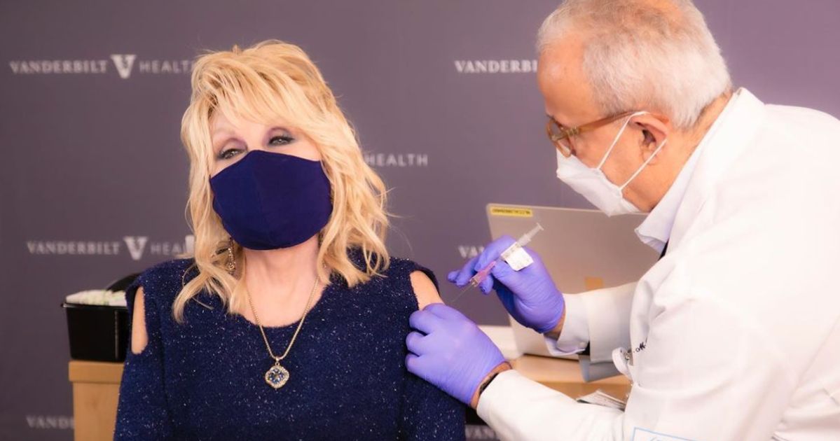 Dolly Parton's COVID-19 Vaccine Shot Comes With A 'Jolene' Twist