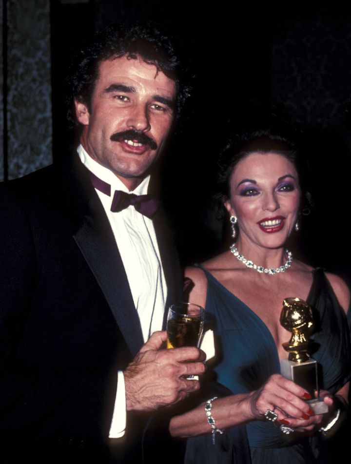 Geoffrey with former Dynasty co-star Joan Collins