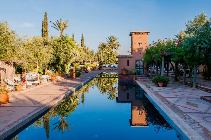 Vista de la piscina.