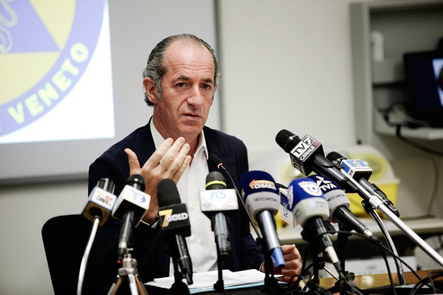 Zaia: "Da venerdì il Veneto è a rischio zona arancione" Zaia: "Da venerdì il Veneto è a rischio zona arancione"