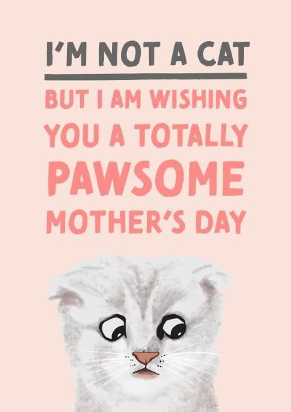 I'm Not A Card, Mother's Day Card, Thortful