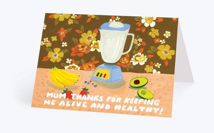 Keeping Me Alive and Healthy Mother's Day Card, Papier